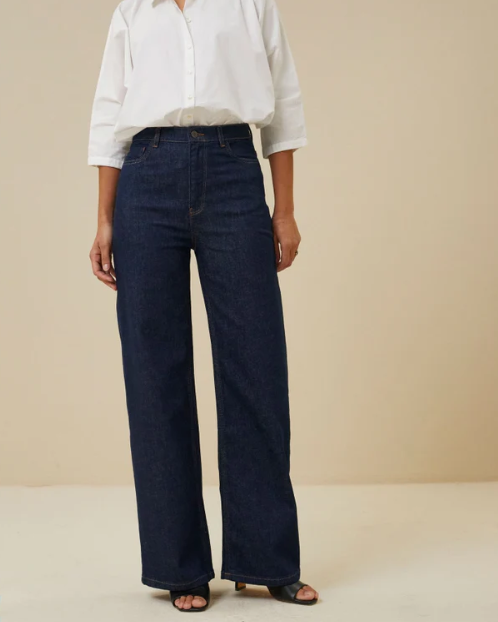 PANTALON LINA DARK DENIM ~ BY BAR